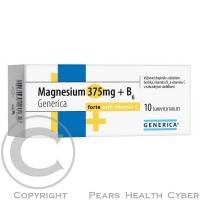 Magnesium 375mg + B6 forte Generica + Vitamibn C eff.tbl.10