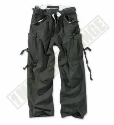 Kalhoty Vintage Fatigues M65 - černé, XL