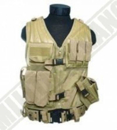 Vesta taktická Security USMC s opaskem Mil-Tec® černá