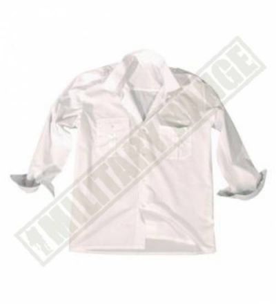 Košile Servis s dlouhým rukávem - bílá, 3XL