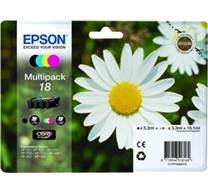 Epson Ink T1806, 18 originál kombinované balení černá, azurová, purppurová, žlutá C13T18064012