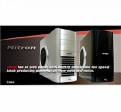 AEROCOOL Nitron SILVER, ATX bez zdroje, Stříbrná, USB2, Audio