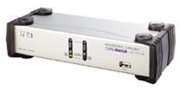 Aten CS-1742C  2-port Dual View KVM USB, usb hub, audio, 1.2m kabely