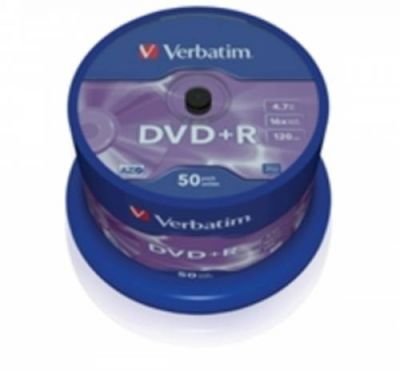 DVD+R Verbatim 16x spindl po 50ks