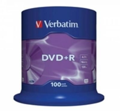 DVD+R Verbatim 16x spindl po 100ks