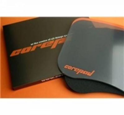 Podložka COREPAD Glass MousePad Black/Orange