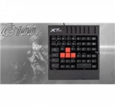 A4tech G100, profesionální herní klávesnice, Černá