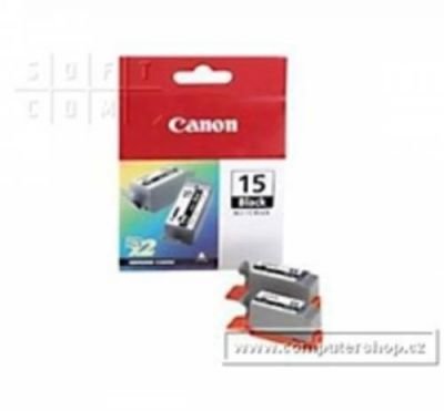 Canon BCI-15Bk černá náplň (2pack) pro i70