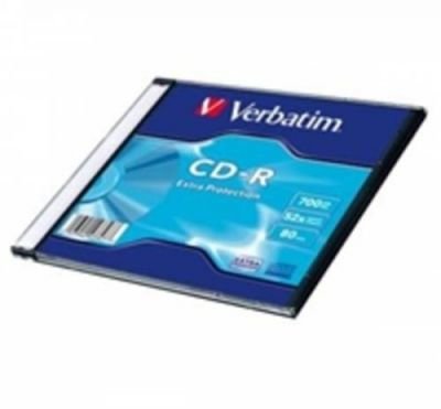CD-R 80 min. Verbatim 52x DL Extra Protection Surface slim