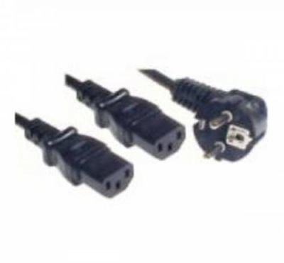 Napájecí kabel s Y rozdvojkou 1,7m (k PC)