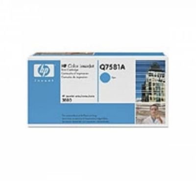 HP Q7581A azurový toner HP CLJ 3800