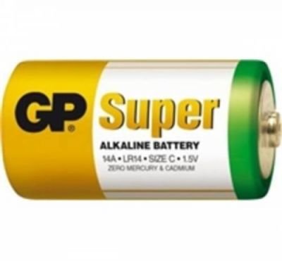 Baterie C GP LR14 Super alkalické fólie