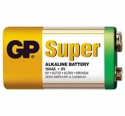 Baterie 9V GP 6LF22 1ks Super alkalická 1013501000 fólie