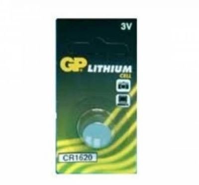 Baterie GP CR1620 lithiová, 3V, 16x2mm, 78mAh