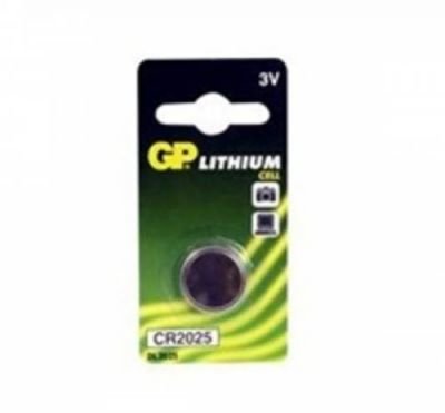 Baterie GP CR2025 lithiová, 3V, 20x2,5mm, 160mAh