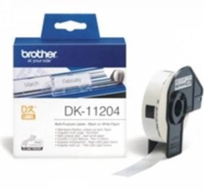 BROTHER DK11204 papírové/univerzální štítek-400 ks) 17 x 54mm