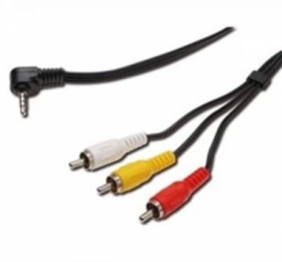 Kabel audio-video Jack 3,5 4pin - 3x CINCH RCA, 1.5m
