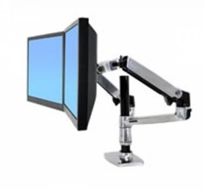 ERGOTRON LX REDESIGN DUAL ARM, POLE MOUNT, Pro 2 LCD, nebo 1LCD a NOTEBOOK