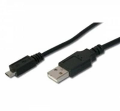 PremiumCord USB 2.0 A-Micro B, M/M, 3 m, černý