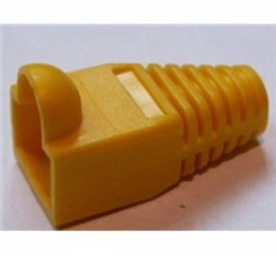 UTP ochrana konektoru RJ45 plast ŽLUTÁ s bublinkou
