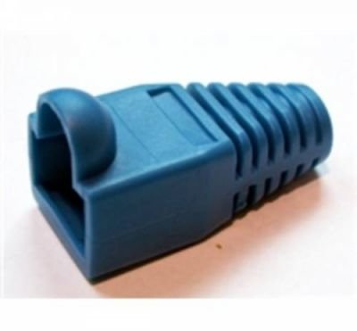 UTP ochrana konektoru RJ45 plast MODRÁ s bublinkou