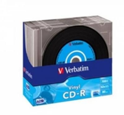 CD-R 80 min. Verbatim DATA Vinyl slim box, 10ks/pack