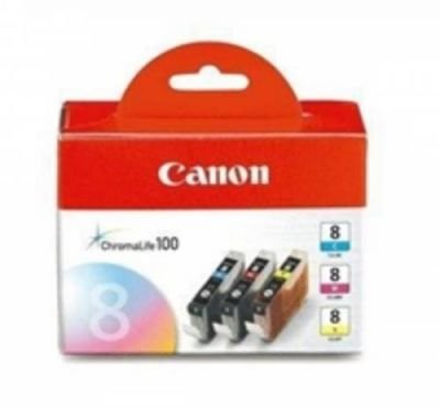 Canon CLI-8 0621B029 CMY sada originální cartridge