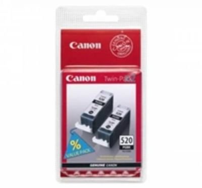 Canon ink. náplň PGI-520Bk černá pro iP3600/4600/MP540 Twin Pack