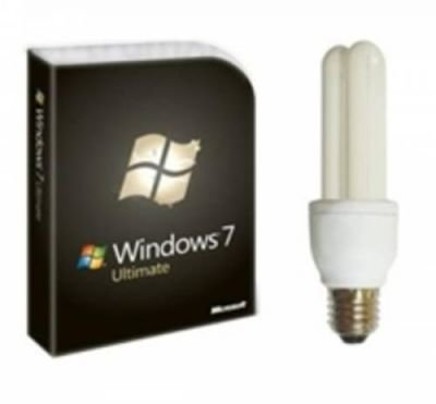 Microsoft Windows 7 Ultimate CZ + úsporná žárovka