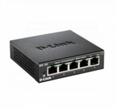 D-Link DES-105 5-port 10/100 Metal Housing Desktop Switch