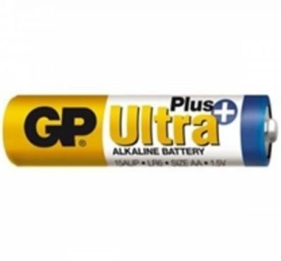 Tužkové baterie AA GP LR6 Ultra Plus alkalické blistr