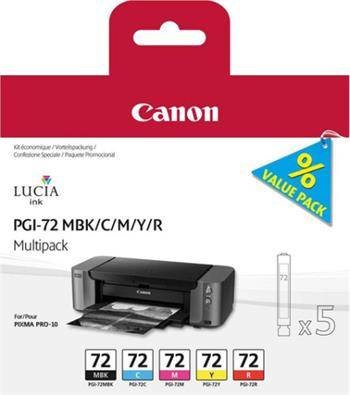 Canon ink. náplň PGI-72 MBK/C/M/Y/R Multi Pack