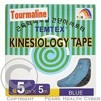 Tejpovací TEMTEX kinesio tape Tourmaline modrá 5cmx5m
