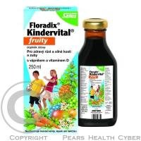 Salus Floradix Kindervital Fruity 250ml + vzorek Salus Floradix 10 ml ZDARMA