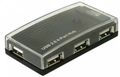 Delock 4 porty USB 2.0 hub černá