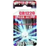 knoflíková baterie Nenabíjecí knoflíková baterie Cr1220 Maxell Lithium 1ks Blistr