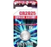 knoflíková baterie Nenabíjecí knoflíková baterie Cr2025 Maxell Lithium 1ks Blistr