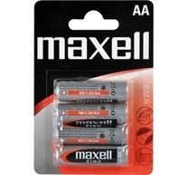 MAXELL R6 4BP AA Zn tužkové baterie 4 ks