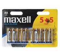 Maxell Alkaline AA 1,5V tužka (10pack)