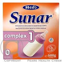 Semper AB Sunar Complex 1 počáteční mléčná výživa (od narození) (inov.2020) 1x600 g 600g
