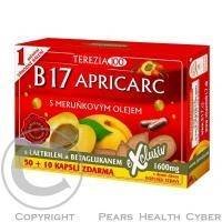 TEREZIA Apricarc B17 s meruňkovým olejem 50 + 10 kapslí