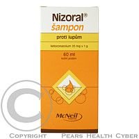 NIZORAL Šampon 20 mg/g 60 ml