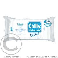 CHILLY Ubrousky pro intimní hygienu Antibacterial 12 kusů