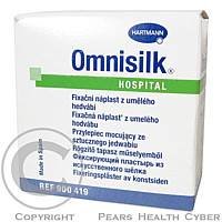 Omnisilk Náplast bílé hedvábí 2,5 cm x 9,2 m cívka 1 ks