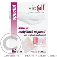 Viacell C122 Diskrétní motýlkové náplasti 42x72 mm 10 ks