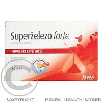 FAVEA Superželezo forte 30 tablet