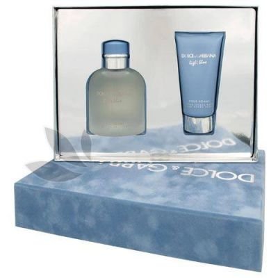 Dolce & Gabbana Light Blue Pour Homme - toaletní voda s rozprašovačem 125 ml + balzám po holení 75 ml