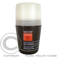 Vichy Homme Deodorant antiperspirant roll-on proti nadměrnému pocení 72h 50 ml