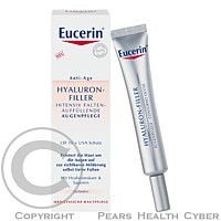 Eucerin Hyaluron-Filler + 3x Effect Eye Care SPF15 omlazující a ochranný oční krém 15 ml pro ženy