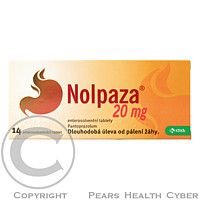 NOLPAZA 20 MG ENTEROSOLVENTNÍ TABLETY  14X20MG Tablety
